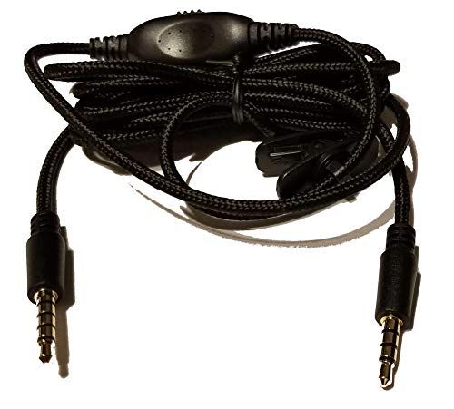 6FT Aux Cable with Inline Mute Switch 