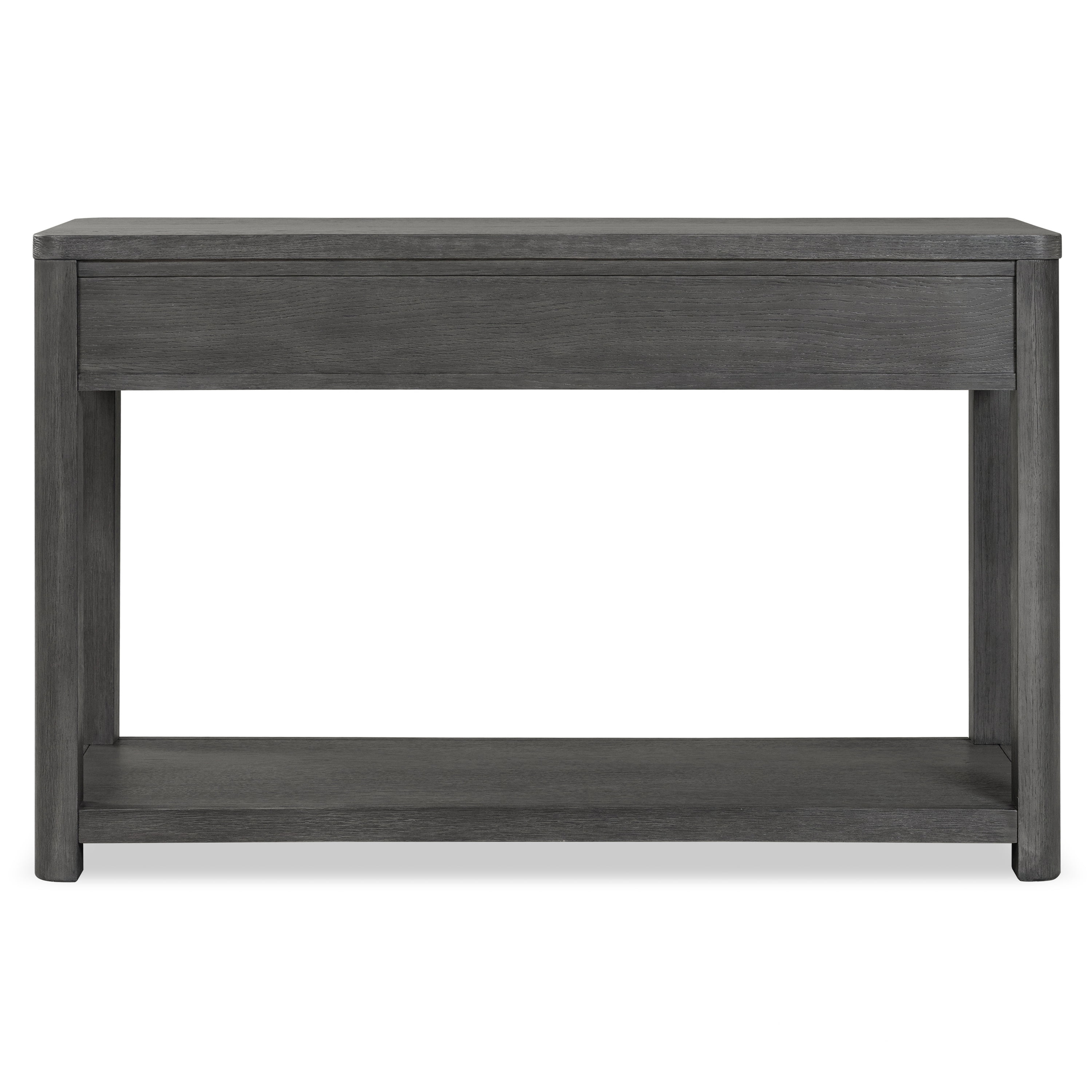 Furniture of America Cheri Modern 2-Drawer Solid Wood Console Table, Ash Gray