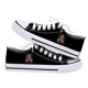 thumbnail image 1 of Anime Stranger Things temporada 4 Cosplay zapatos de lona Dustin HellFire Club zapatillas Casual plataforma alta zapatos transpirables niño niñatop bajo negro 439 Deng Xun unisex, 1 of 2