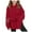 Red, variant on Dakiuu 5-14Y Girls Oversized Hoodies Fashion Long Sleeve Drop Shoulder Pullover Sweatshirts Kids Casual Outfits Spring Fall Winter Clothes Black 5-6 Years (120)