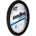 thumbnail image 1 of Custom Grip Black w/ Red Anodized Accent TPE Core Steering Wheel Cover, 1 of 3