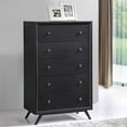 thumbnail image 3 of Modern Contemporary Chest, Black Wood, 3 of 3