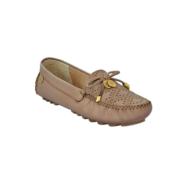 752-44 Mocasin Casual para Dama Mujer en color Maquillajr, Elaborado de Piel Vacuno. Cklass 752-44