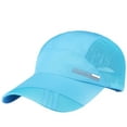 thumbnail image 3 of TANGNADE Sun Hats for Women Adult Mesh Hat Quick-Dry Collapsible Outdoor Sunscreen Baseball Cap SB Summer Hats Sky Blue, 3 of 5