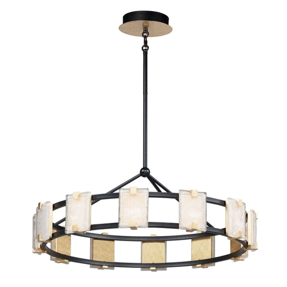 34.75 Inch 72W 12 Led Chandelier Maxim Lighting 39536Cybkgl