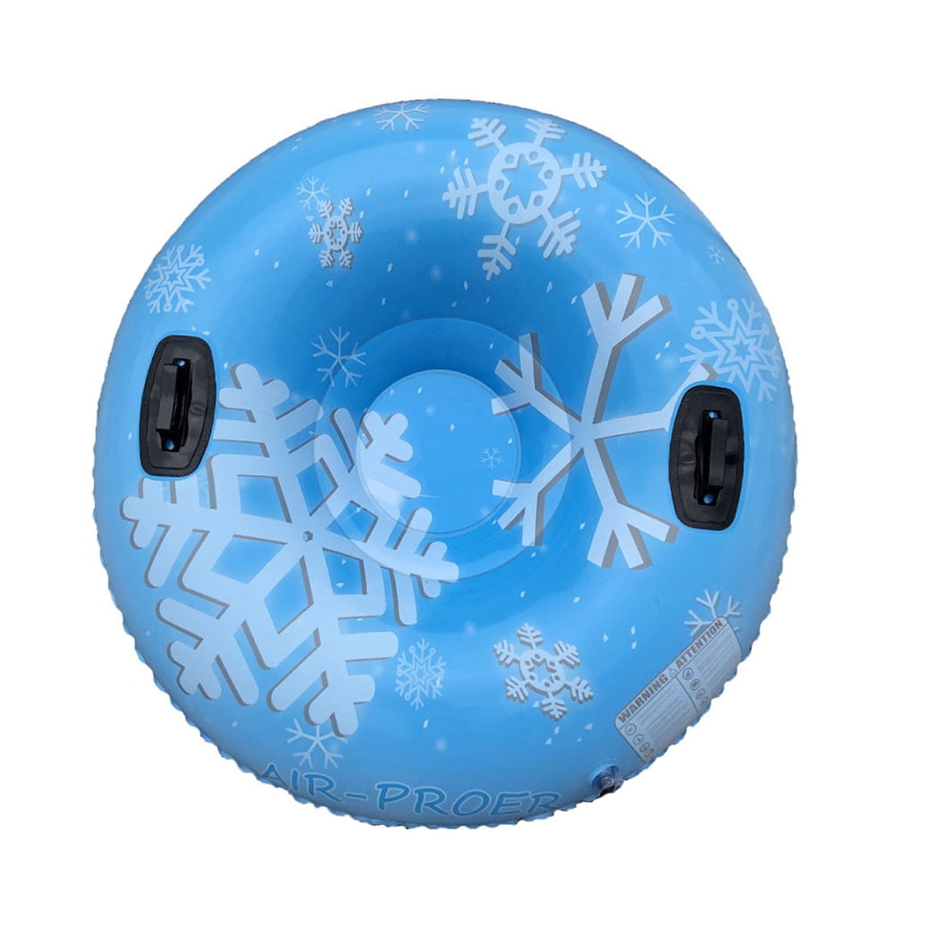 Mobutofu 1Set Family Sledding Tube Blue PVC Snow Sled for Winter Outdoor Sports