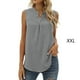 thumbnail image 5 of Blusa Sin mangas para mujer Qarigey Chaleco vacaciones playa Verano Gris XXL, 5 of 6