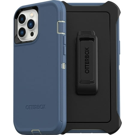 OtterBox Defender Series Screenless Case Case for iPhone 13 Pro Max and iPhone 12 Pro Max, BLUE