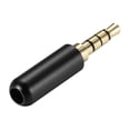 thumbnail image 3 of auriculares Enchufe Estéreo 3.5mm Macho Audio Cable Reparación Bricolaje auriculares auriculareses Reemplazo Herramienta Cobre Negro, 3 of 3