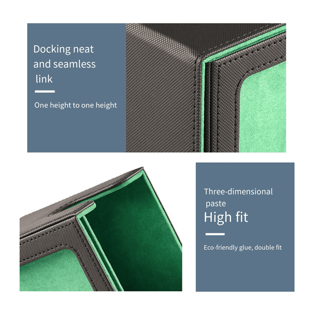 Boîte de Rangement pour Cartes à Collectionner, Boîte pour Jeu de Cartes avec Fenêtre d'Affichage Étui pour Jeu de Cartes Boîte pour Jeu de Cartes Vert, 1 x Étui pour Jeu de Cartes, Vert