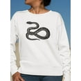 thumbnail image 2 of European Viper Sketch Sweatshirt Women -Image by Shutterstock, Female 5X-Large, 2 of 4