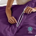 thumbnail image 6 of Bare Home Luxury Duvet Cover and Sham Set - Premium 1800 Collection - Ultra-Soft - King, Plum, 3-Pieces, 6 of 8