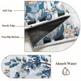 thumbnail image 6 of Round Rug 3.3Ft Washable Non-Slip, Blue Gnomes Christmas Circle Area Rugs for Living Room Bedroom, Xmas Ball Gifts Botanical Snowflake Indoor Floor Mats Carpet Runner for Home Decor Aesthetic, 6 of 8