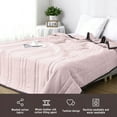 thumbnail image 4 of OUTOLOXIT Cooling Blanket, Stay Cool All Summer with Our Summer Cooler Quilt Lightweight, Breathable, Home Essentials, (Pink, 60x40in), 4 of 5