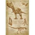 thumbnail image 3 of Tyrannosaurus Rex Dinosaur, Da Vinci Style (100% Cotton Tea Towel, Decorative Hand Towel, Kitchen and Home), 3 of 3