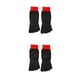 thumbnail image 2 of Calcetines Sonducket Grises Resistentes a la suciedad Bindi rojo punto negro 2Conjunto, 2 of 6