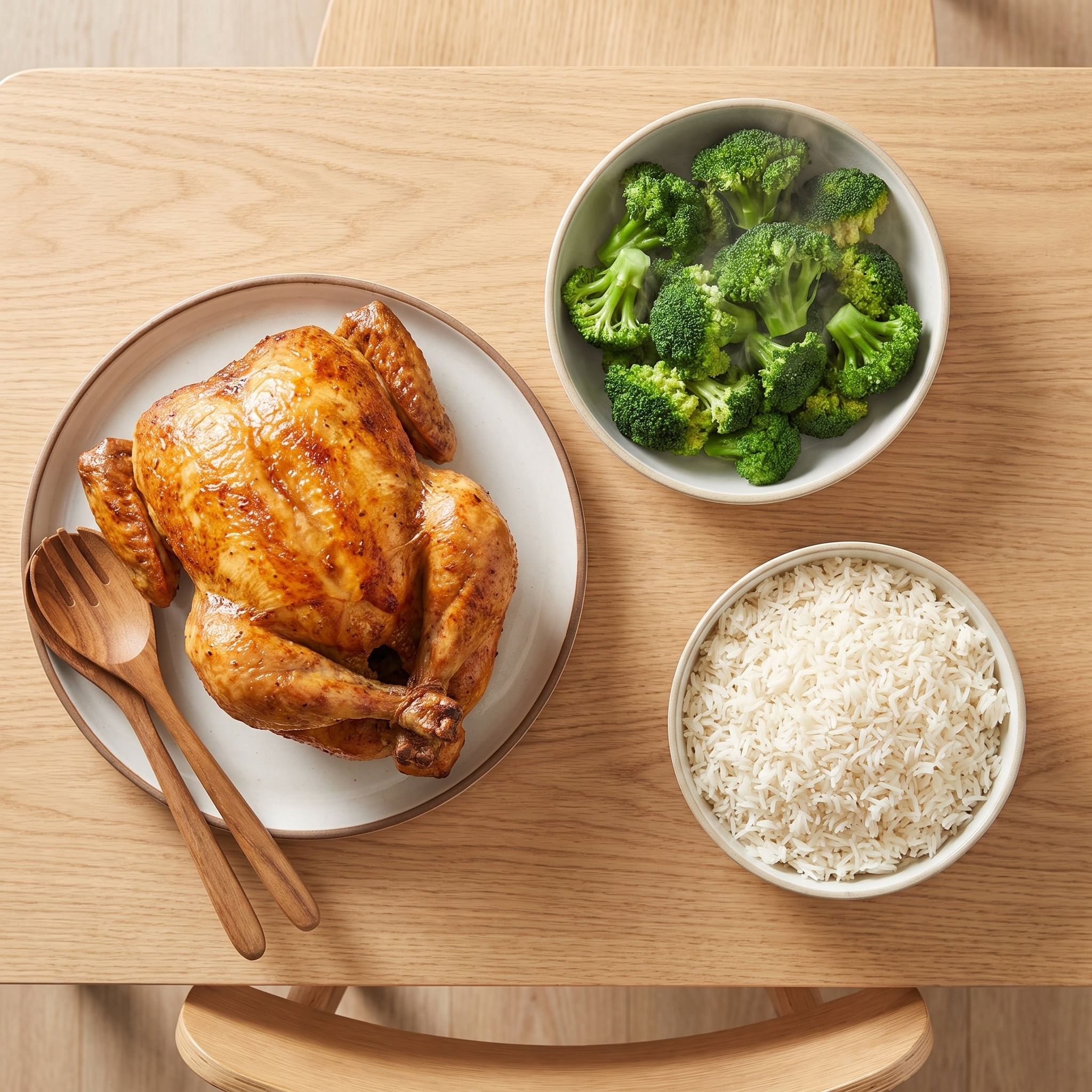 Rotisserie Chicken and Rice Meal