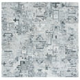 thumbnail image 2 of SAFAVIEH Abstract Edvin Abstract Area Rug, Ivory/Black, 6' x 6' Square, 2 of 10
