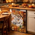 thumbnail image 5 of Fall Dishwasher Magnet Cover 23.03x25.59 In Happy Fall Yall Dishwasher Cover for Washers Fridge Panel,Thanksgiving Magnetic Covers for Kitchen,Fall Leaves Kitchen Decor(Khaki), 5 of 6
