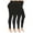 Noir (lot de 2), variante sur Leggings Confortables - Contrôle du Ventre Brossé Taille Haute 5 Pouces et Taille Normale, Leggings Actifs Pleine Longueur pour Femmes - Imprimé Chien - L-TG
