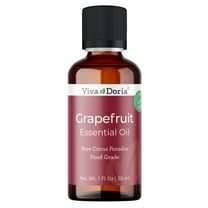 Viva Doria 100% Pure Grapefruit Essential Oil, Undiluted, Food Grade, made in USA Grapefruit Oil, 30 mL (1 Fl Oz)