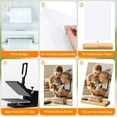 thumbnail image 6 of 8 Pack Sublimation Blank Photo Frames(5×7inch)Metal Aluminium Plate with Wood DIY for Gift Decoration, 6 of 6