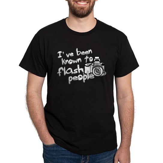 CafePress - Flash People Dark T Shirt - Men's Classic Cotton T-Shirts