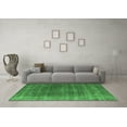 thumbnail image 3 of Ahgly Company Indoor Rectangle Oriental Emerald Green Industrial Area Rugs, 6' x 9', 3 of 4