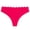 🔥 Hot Pink, variant on Low-Rise Seamless Ice-Silk Thong Briefs No-Show Stretch Waist Breathable Soft Fabric Cotton Lined Crotch Quick-Dry Anti-Chafe Invisible Fit Comfortable Everyday Underwear Panties