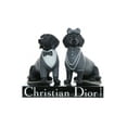 thumbnail image 2 of Interior Illusion Plus ii000306 12 in. Long Lady Dog Decoration, Black & White, 2 of 2