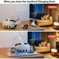 thumbnail image 5 of Charging Dock for Meta Quest 3/Quest 3S, Magnetic Charging Station for Oculus Quest 3 VR Headset & Controllers, with 2 Rechargeable 2100mAh Batteries, USB-C Charger and Cable, Supports LED Indicator, 5 of 7
