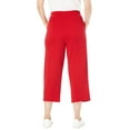 thumbnail image 2 of Woman Within Women's Plus Size Petite Sport Knit Capri Pant Pant, 2 of 4