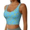 thumbnail image 2 of Balery Duck Swimming Sujetadores deportivos con espalda cruzada para mujer, acolchados, sin costuras, de alto impacto, ideales para yoga, gimnasio, entrenamiento y fitness.-, 2 of 8