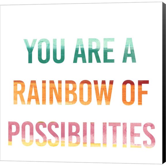 Great Art Now Rainbow of Possibilities I by Studio W, Canvas Wall Art, 12W x 12H
