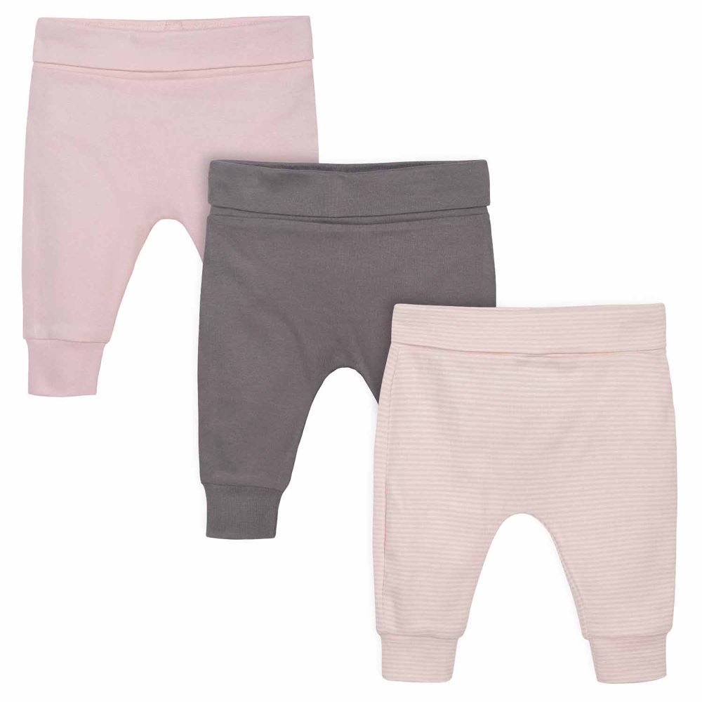 Gerber Gerber Baby Girl Bunny Pants, 3Pack