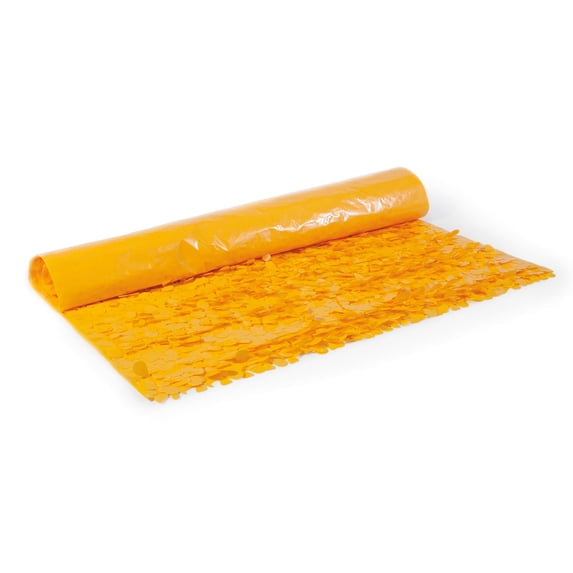 15' Mustard Yellow Contemporary Floral Sheeting Party Streamers