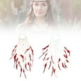 thumbnail image 2 of Bohemian Alloy Feather Hairband Hair Chain for Weddings and Festive Occasions, 2 of 9
