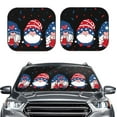 thumbnail image 2 of Balery 2 Piece Gnome Independence Day Car Windshield Sun Shade|Foldable Front Windshield Shade for Car Front Window for Most Sedans SUV Truck-Large, 2 of 7