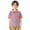 Pink, variant on Shadoumai Boys Button Down Shirts Size 10-1 Cartoon Print Button Closure Short Sleeve Comfortable Funny Tees Shirt Toddler To Big Kid