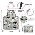 thumbnail image 3 of Husky and Pioneer Flower Apron-Garden Aprons for Women with Pockets-Cotton Linen Waterproof Kitchen Cooking Gardening Aprons Adjustable for Kitchen,Cooking,BBQ and Salon 33x27 Inch, 3 of 7