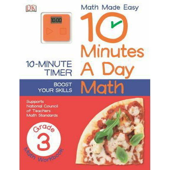 Pre-Owned 10 Minutes a Day: Math, Grade 3 (Paperback) 1465417176 9781465417176