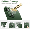 thumbnail image 3 of 3 PCS Camera Lens Protector for iPhone 14 Ultra Clear HD Tempered Glass Aluminum Alloy Lens Screen Ring Cover Film Anti Scratch H01, 3 of 5