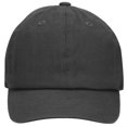 thumbnail image 3 of Kids Boy Girl Baseball Cap Hat Soft Cotton Lightweight Adjustable Size for 2-5 Years Charcoal, 3 of 5