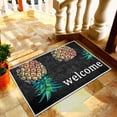 thumbnail image 5 of Yeetfub Super Durable Welcome Mat for Front Door Welcome Mats for Entry Machine Washable Crystal Velvet Floor Mats Pineapple Print Door Mats Spring Summer Door Mat&nbsp;Door Mats 16x24IN, 5 of 6