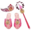 Disney Princess Aurora Accessory Set Includes, Tiara, Wand, 1 Pair of Shoes