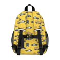 thumbnail image 3 of Police and Sheriff Yellow Pattern Backpack for School, Cute School Bag with Adjustable Shoulder Straps and Padded Back, 15"x11.42"x5.5", 3 of 5