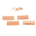 thumbnail image 1 of Wooden Mini Cylinder Block Materials, Cylinder Socket Educational Brain Exercise  for Early Childhood Development for Toddlers Ohye Home Cylinder Socket, 1 of 7