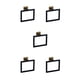 thumbnail image 1 of Juego de accesorios para baño Billuyoard, barra de toalla de montaje en pared sin perforación, soporte de papel autoadhesivo, gancho, Kit Type2 NO, 1 of 6