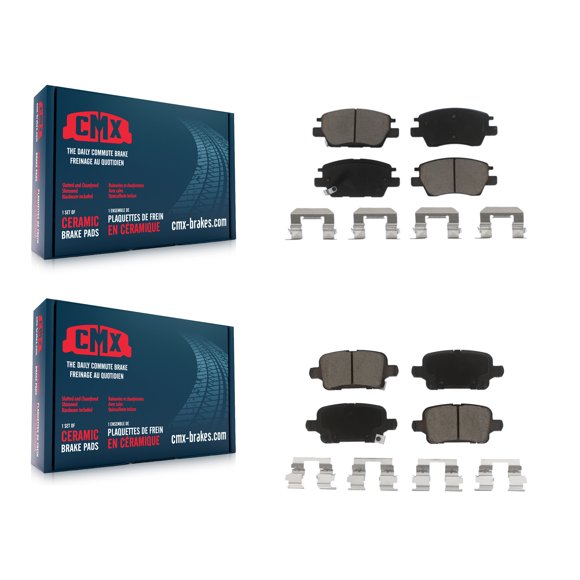 CMX Front Rear Ceramic Brake Pads Kit for Car Chevrolet Cruze Bolt EV Volt EUV KCX-100468