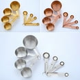 thumbnail image 7 of ACDANC Stainless Steel Measuring Cups,Measuring Cup Spoon Set,Kitchen Accessories 8 PCS (Gold), 7 of 7